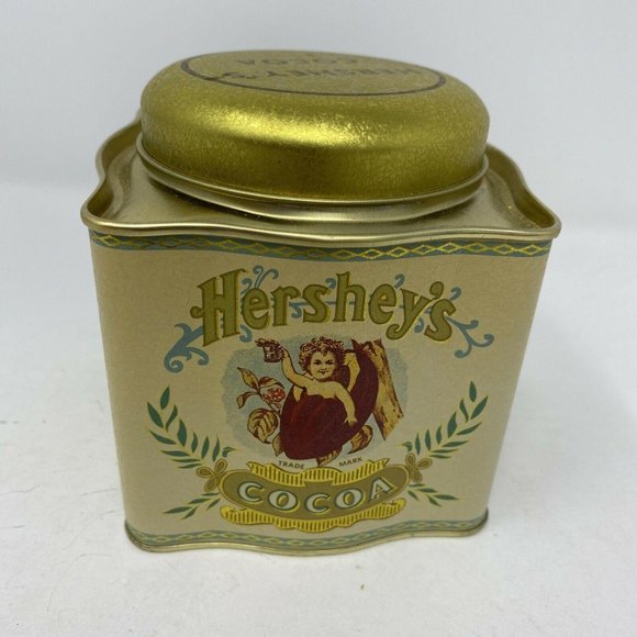 Vintage Cherub Hersheys Cocoa Tin Container - Picture 5 of 9